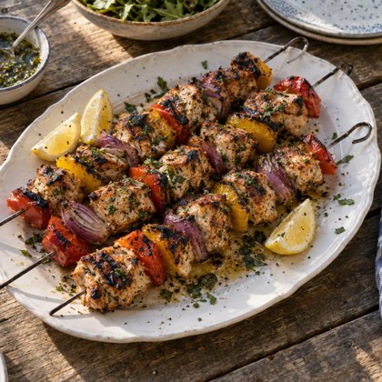 Grilled Chicken Kabobs